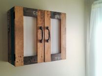 Barnwood, Medicine Cabinet, Bathroom Cabinet, Crate, Liquor Cabinet, Apothecary Cabinet 2 small