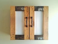 Barnwood, Medicine Cabinet, Bathroom Cabinet, Crate, Liquor Cabinet, Apothecary Cabinet 4 small