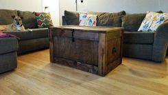 Barnwood, Trunks, Chests, Steamer Trunk, Trunk Coffee Table, Storage Trunk, Wooden Trunk, Trunk 1 small