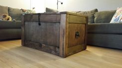 Barnwood, Trunks, Chests, Steamer Trunk, Trunk Coffee Table, Storage Trunk, Wooden Trunk, Trunk 3 small