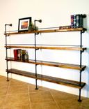 Industrial Pipe Shelving With Crossbar, Bar Shelving 1 small