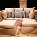 Cedar Outdoor Sofa With Chaise And Ottoman 2 small