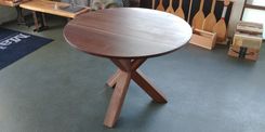 Dustin's "Tricky Tripod 2.0" Solid Walnut Dining Table 3 small