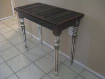 Reclaimed Wood Console Table 5 small