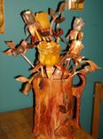 Hand Crafted Vases And Flowers 4 small