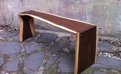 Live-Edge Walnut Bench 1 small
