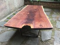 Live Edge Walnut Coffee Table. 2 small