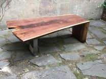 Live Edge Walnut Coffee Table. 3 small