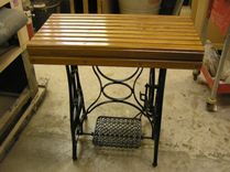 Repurposed Old Sewing Machine Legs 1 small