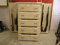 Rustic Pine Dresser With Gun Storage 2 small
