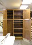 7 Foot Tall Oak Pantry With Hidden Gun Storage 2 small