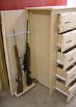Rustic Pine Dresser With Gun Storage 6 small
