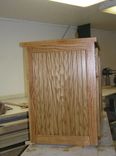 Oak And Oak Beadboard Kitchen Island 2 small