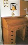 Quarter Sawn Red Oak Rolltop Desk 1 small