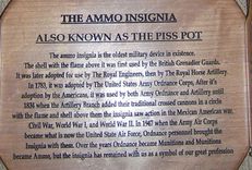 Custom Made Plaque For Retired Military Ammo Ordnance 3 small