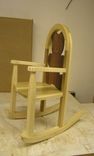 Child's Teddybear Rocking Chair 2 small