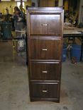 Black Walnut File Cabinet 2 small