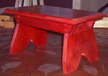Recycled Douglas Fir Step Stool / Foot Stool 1 small