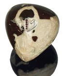 Heart Shaped Manzanita Hand Carved Jewelry Box - Islands 3 small