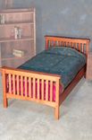 Quartersawn Oak Mission Style Bed 2 small