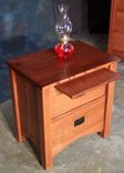 2 Drawer Quartersawn Oak Mission Style Night Stand 2 small