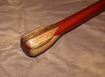Bloodwood And Zebrawood Walking Cane 3 small