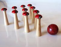 10 Pin  Wooden Lady Bug Bowling Set 1 small