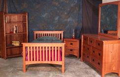 Mission Style Bookcase 2 small