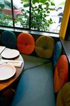 Khana Peena Restaurant Upholstered Booth 1 small
