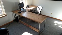 Home Office Reclaimed Wood Desk 1 small