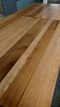 Reclaimed Oak High-Top Work Table W/ Casters 2 small