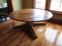 6' Round Dining Table 2 small