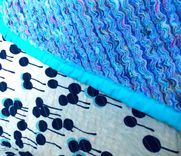 Chenille Baby Quilt Heirloom Quality And Hand Cut 1 small