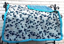 Chenille Baby Quilt Heirloom Quality And Hand Cut 2 small