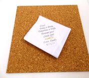 Wedding Planning.  Father Of The Bride Handkerchief. Embroidered And Personalized . 3 small