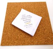Wedding Planning.  Father Of The Bride Handkerchief. Embroidered And Personalized . 4 small