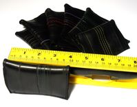 Bike Tire Tube Wallet, Vegan Recycled, Minimalist Billfold 1 small