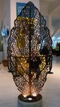 "Leaf Skeleton" Landscape Or Garden Metal Sculpture 1 small