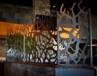 Custom Metal Half-Walls Privacy Barriers For Restaurant 6 small