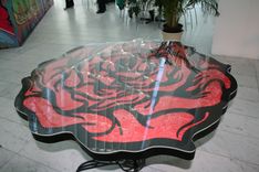 Plasma Cut Metal Outdoor Tables - Cafe, Porch, Dining 2 small