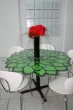 Plasma Cut Metal Outdoor Tables - Cafe, Porch, Dining 4 small