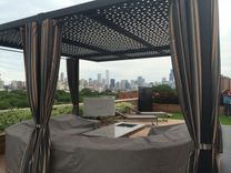 Aluminum Pergola Screening 20' X 20' Custom Design 1 small