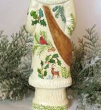 Belsnickle Santa  Handcrafted From An Antique Chocolate Mold 2 small