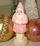 Wee Christmas Chalkware Belsnickle Santa From An Antique Chocolate Mold 6 small