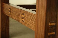 Arts And Crafts Dining Table And Benches 2 small