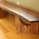 Live Edge Walnut Bench Or Coffee Table 2 small
