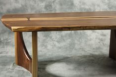 Live Edge Coffee Table / Slab Stance Series 4 small