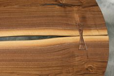 Live Edge Coffee Table / Slab Stance Series 6 small