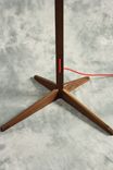 Egret Lamp: Walnut / Cotton Color Cord / East Fork Pottery Shade / Japanese Joinery Assembly 3 small