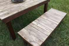 Farmhouse Dining Table And Bench 3 small